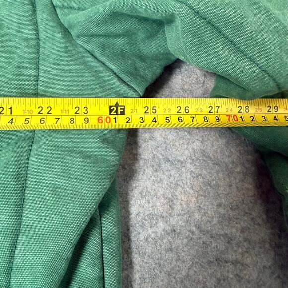 BDG Shearling-Collared Quilted Green Warm Bomber Jacket Coat Men’s Size S - Picture 13 of 14